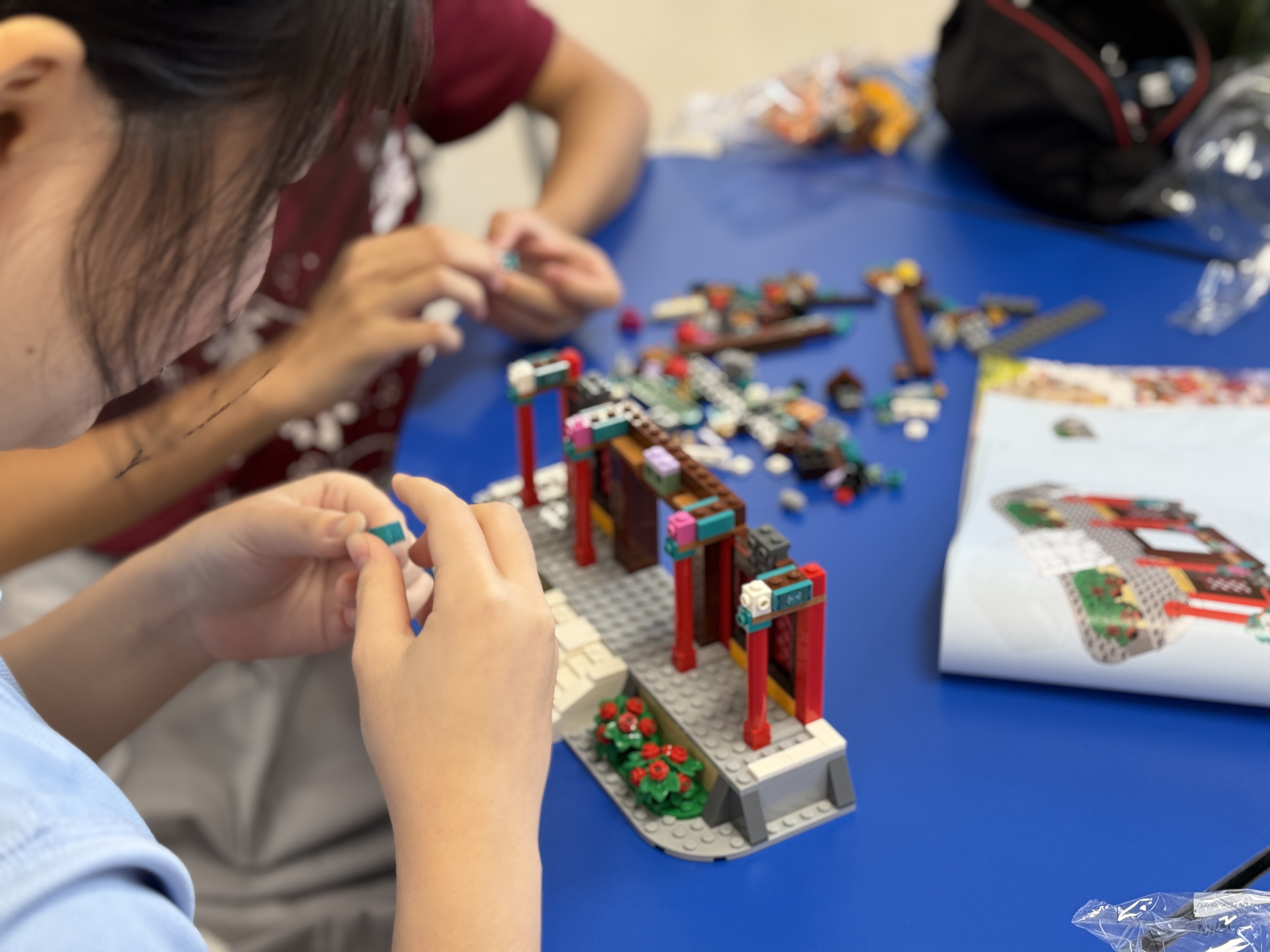 Learning stop motion animation during IQ camp